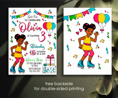 Gracie's Corner Music customizable invitation template | Share or Print | girl | IJ730