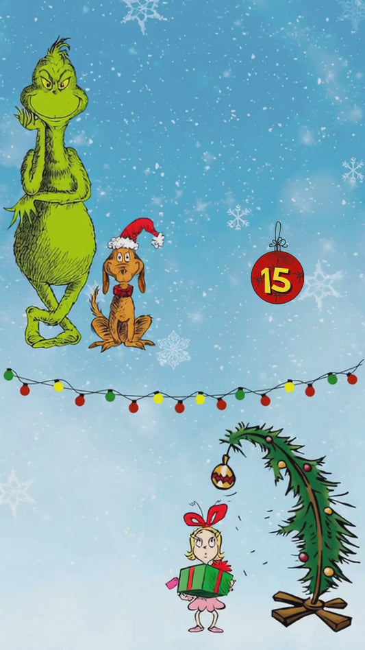 Grinch Animated Birthday Invitation | Editable Canva Video