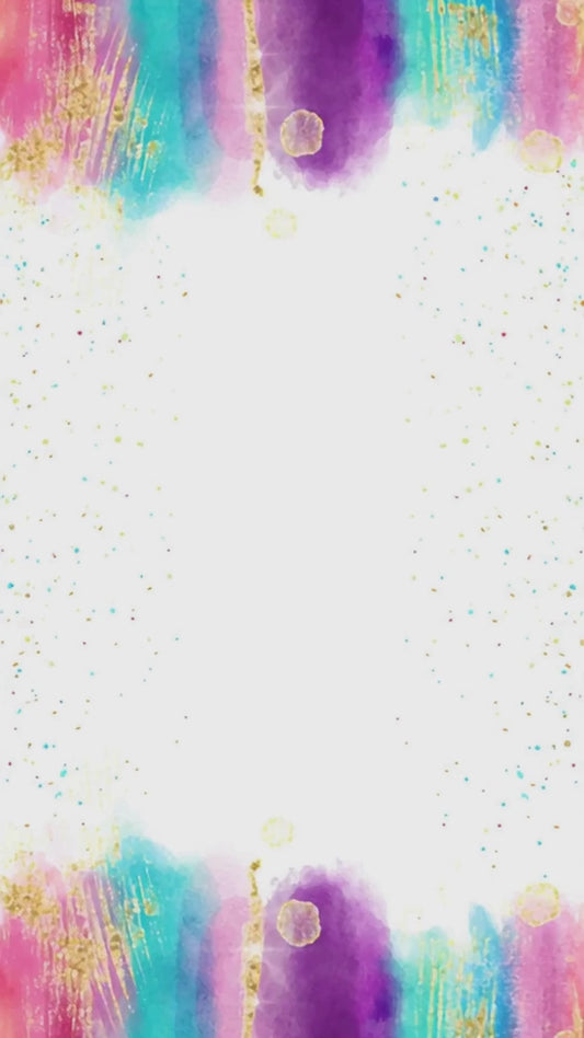 Art Party Animated Birthday Invitation | Editable Canva Video