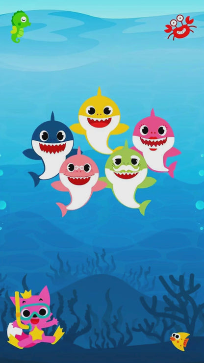 Baby Shark Ocean Party Animated Second Birthday Invitation | Canva