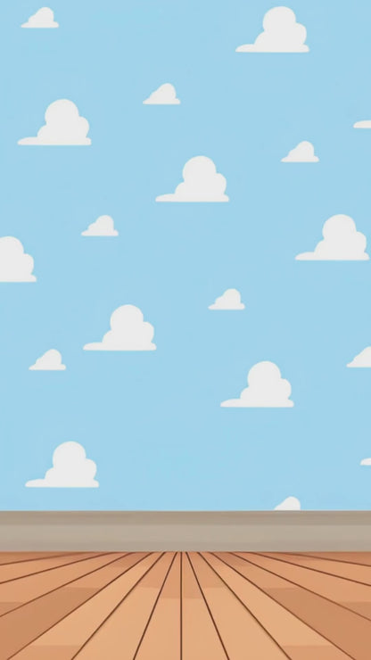 Toy Story Cloud Room Animated Third Birthday Invitation | Canva